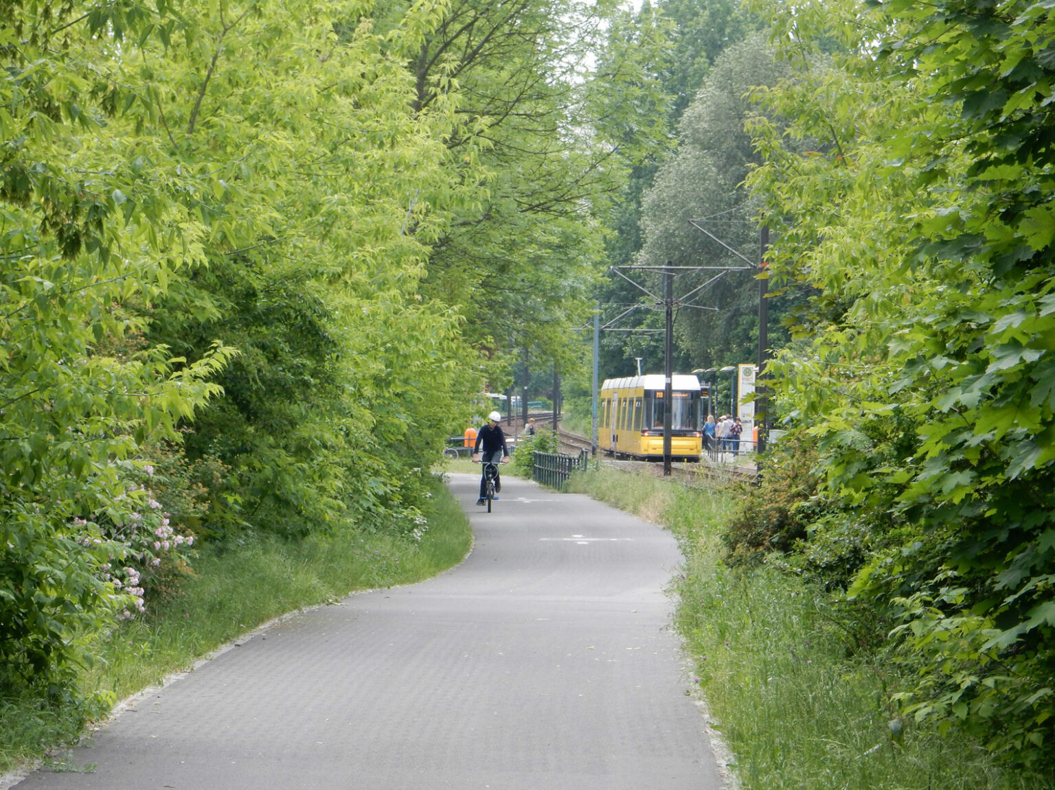 Fahrradfahren in Berlin Unterwegs in Berlin