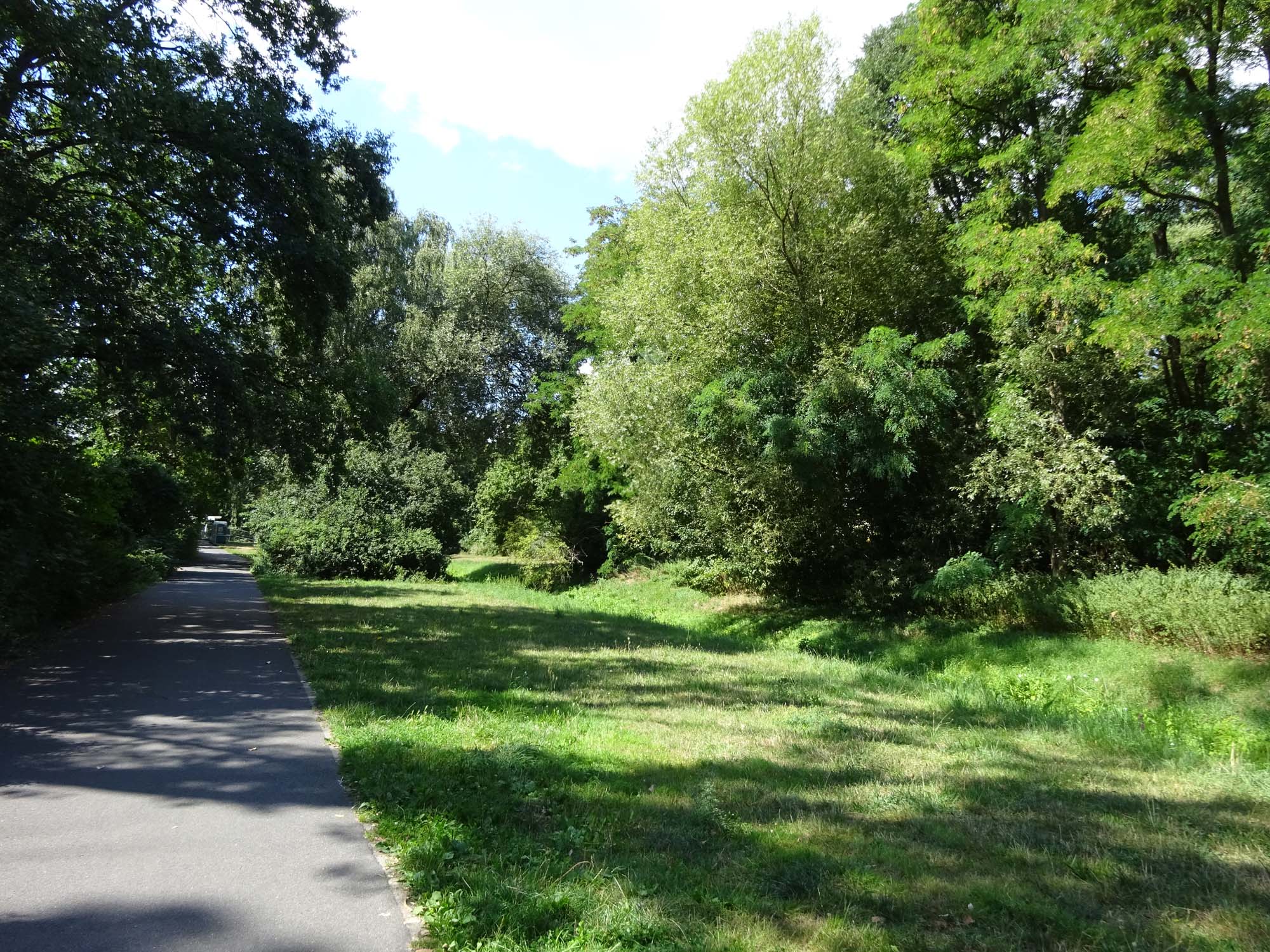 Gut ausgebaute Radwege